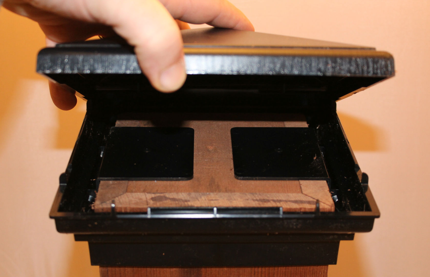 How to install Atlanta Post Caps patented Fence Post Caps